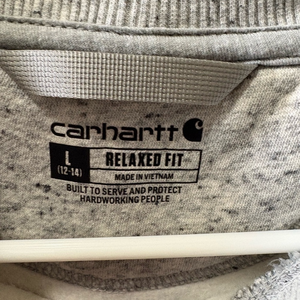 Carhartt Heather Gray Crewneck Sweater - Picture 2 of 5